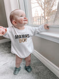 MAMA'S BOY BUBBLE ROMPER