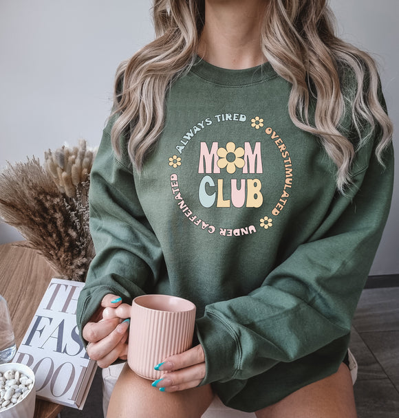 MOM CLUB HOODIE, CREW & TEE